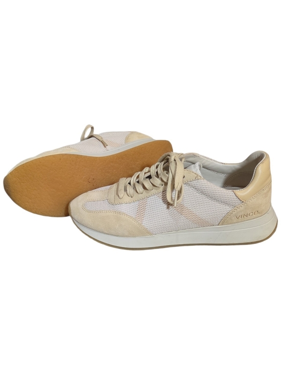 Vince Shoes - Vince "Ohara" Beige Mesh & Suede Lace-Up Sneaker Size 9.5M